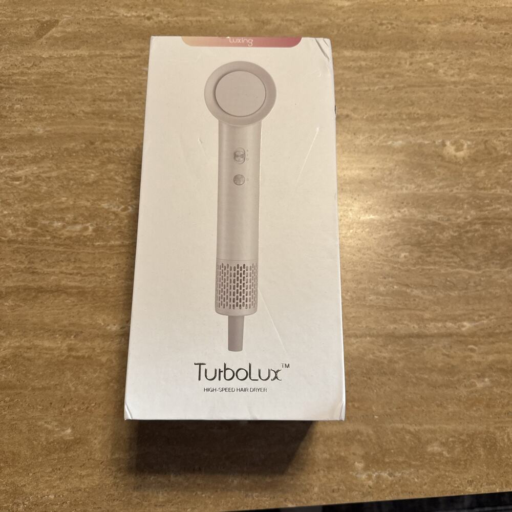 TurboLux Ionic High Speed Hair Dryer 1500W (Pearl White) Sealed